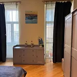 Ernesta Grand With Balcony 90m, Large Living With Kitchen, 2 Bedrooms * Riga