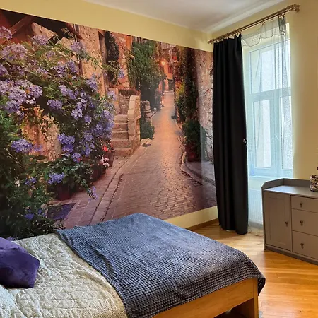 Ernesta Grand With Balcony 90m, Large Living With Kitchen, 2 Bedrooms Riga