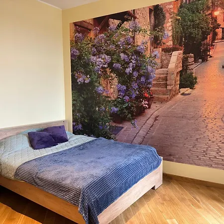 Apartment Ernesta Grand With Balcony 90m, Large Living With Kitchen, 2 Bedrooms Riga